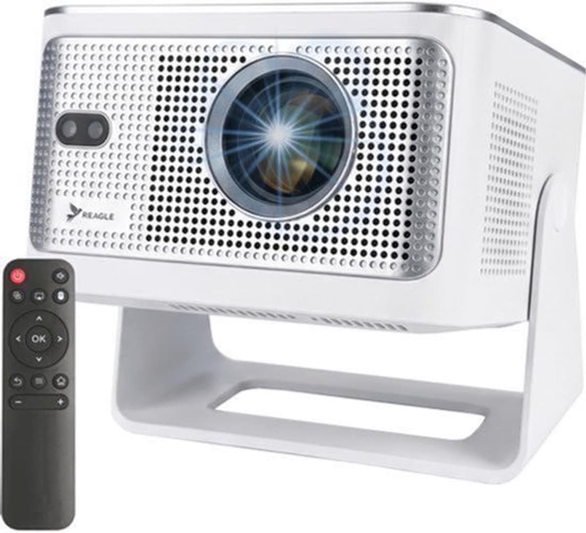 Beamer Draagbaar - 900 ANSI Lumen Full HD 1080p - LED Projector - 140 Inch Beeld - Android 14 Systeem - Voor Thuisbioscoop — afbeelding 1