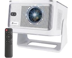 Beamer Draagbaar - 900 ANSI Lumen Full HD 1080p - LED Projector - 140 Inch Beeld - Android 14 Systeem - Voor Thuisbioscoop