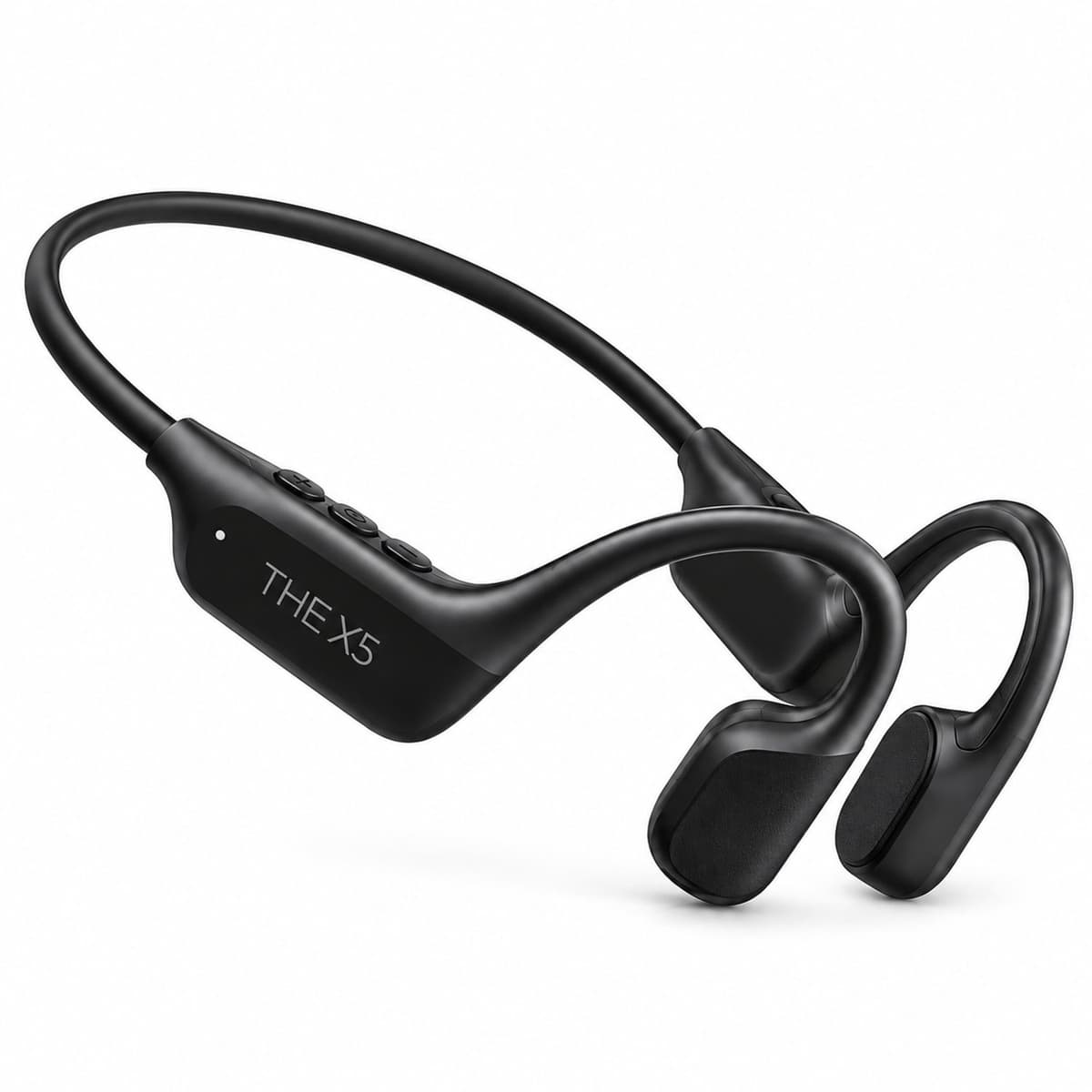 Bone Conduction Koptelefoon – Bluetooth 6.0 Sporthoofdtelefoon – IPX4 Waterdicht – Voor Fietsen, Fitness & Hardlopen - Zwart — afbeelding 1