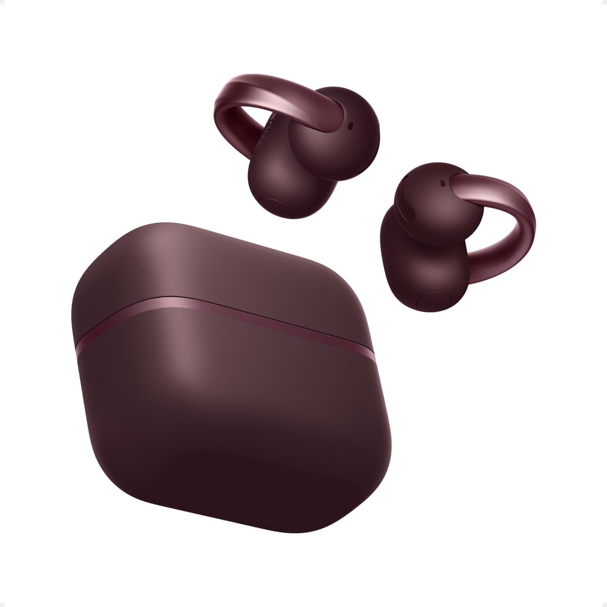 Anker soundcore AeroClip 2 Open-Ear Clip-On Oordopjes voor Heldere Calls Anker Thus™ AI Chip, Guinness World Record, open-ear comfort, krachtige bas, Hi-Res, 32 u afspeeltijd, AI-vertaling,Rood. — afbeelding 1