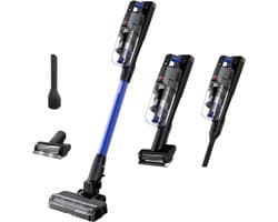 BISSELL PowerClean FurFinder - Draadloze Steelstofzuiger - 200W Motor - 40 Min Gebruikstijd - Anti-klit Borstel - 2 in 1 Steel- en Handstofzuiger - Zelfstaand Design - HEPA-filter - LED-koplampen - Stick Vacuum Cleaner - 4089N