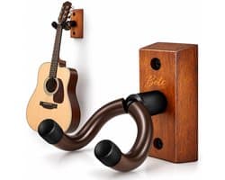 BOTC Gitaar Wandbeugel - Set van 2 stuks - Muurbeugel – Gitaar standaard – Guitar Stand – Viool – Basgitaar - Ukelele - muurhaak