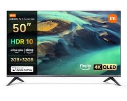 XIAOMI TV F Pro 50 127 cm (50 inches) - 4K UHD QLED - Smart TV - Fire OS8 - Alexa Voice Control - HDR10 - 60Hz with 120Hz Game Boost Mode - Compatible with Apple AirPlay