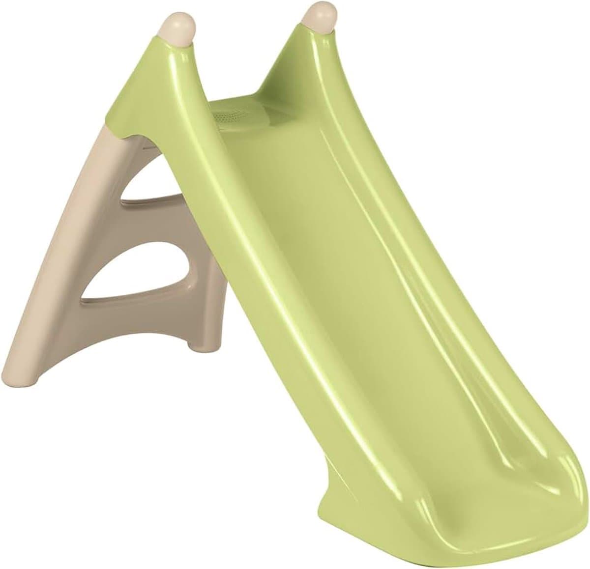 Life 7600820629 kinderglijbaan XS, beige en groen, loopvlak 90 cm, antislip treden, waterval, compact en gemakkelijk op te bergen, geschikt vanaf 2 jaar — afbeelding 1