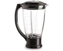 Blender Kom - Schaal Keukenmachine - Smoothies Maken - Vaatwasserbestendig - 1.5 Liter - Zwart