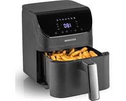 Heteluchtfriteuse - Airfryer - Vetarm Koken - Touchscreen Bediening - 4 Liter - Grijs