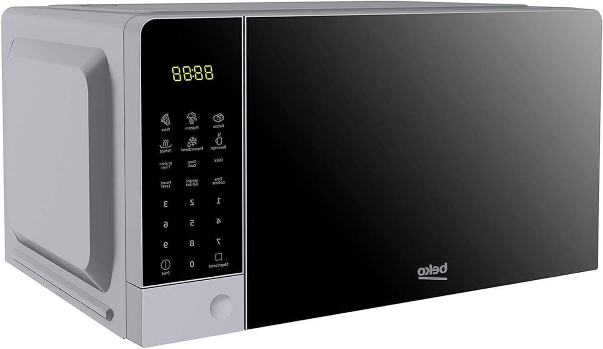 Digitale Magnetron - Compacte Oven - Snel Eten Opwarmen - Handige Voorgeprogrammeerde Functies - 20 Liter - Zilverkleurig — afbeelding 1
