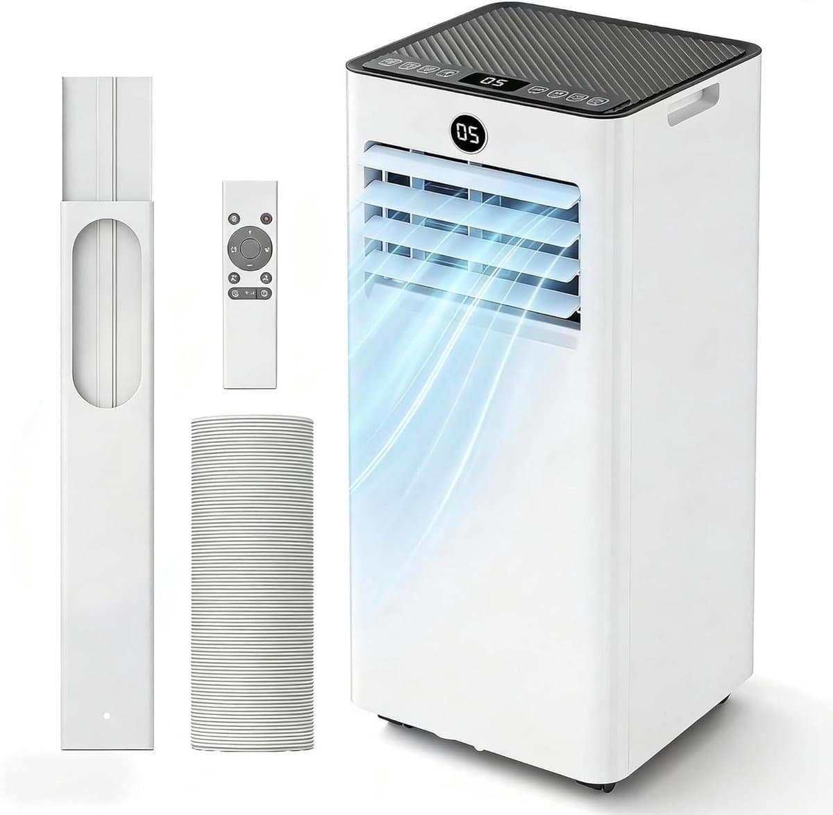 Mobiele Airconditioner - Airco Klimaatregelaar - Ruimte Koelen - 3-in-1 Functie - 9000 BTU - Wit — afbeelding 1