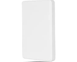 KIRA® Harde Schijf - Ultradunne Draagbare Harde Schijf - Draagbare Harde Schijf voor PC, Laptop & Console - Wit - 12cm x 8cm x 1cm
