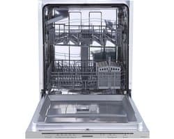 Heinner HDW-BIM60514E++ Inbouwvaatwasser 60 cm – 14 Couverts – Elektronische Bediening – Extra Laadcapaciteit – 5 Programma’s – Aquastop – Wit – 5 Jaar Garantie