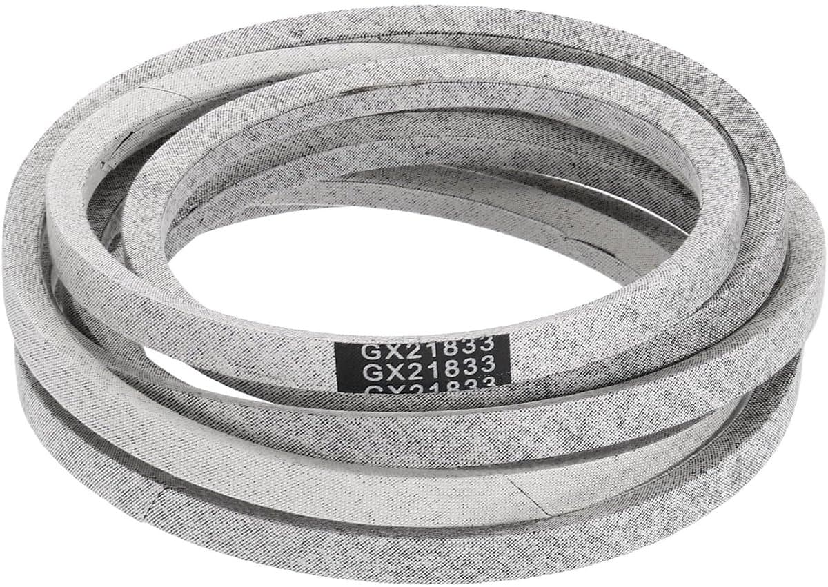Reservemaaier riem - Aandrijfriem - Gazononderhoud - Aramidevezel constructie - 1/2 inch x 1415 inch - Grijs — afbeelding 1