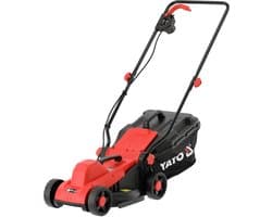 YATO YT-851990 Elektrische Grasmaaier – 1300W – Maaibreedte 33 cm – 30L Grasopvangbak – Lichtgewicht Cirkelmaaier voor Gazons tot 400 m²