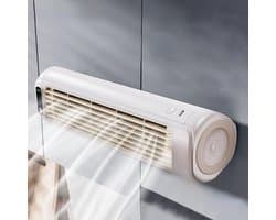 Ventilator - 3 Verstelbare Snelheden - USB Oplaadbare Vloer- en Wandventilator - Geschikt voor Keuken Kleine Ruimtes en Appartementen - 1 Stuk