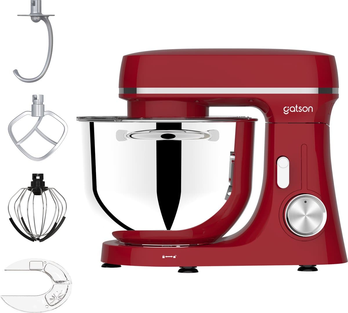 Gatson 2000W Keukenmachine - 6L Mengkom - Dubbele Handvat - Keukenrobot - Keukenmixer - Foodprocessor — afbeelding 1