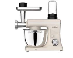 Gatson Multifunctionele Keukenmachine - Blender, Vleesmolen, Koekjesmaker & Groentesnijder - Keukenmixer - Keukenrobot