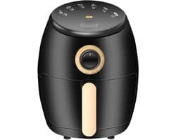 Kleine Oven - Mini Oven Airfryer - Snel Koken - Snelle Heteluchtcirculatie - 2L Inhoud - Zwart
