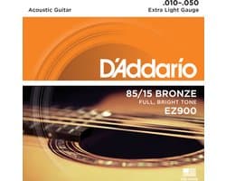 D'Addario EZ900 Akoestische / Western Snaren Extra Light (10-50)