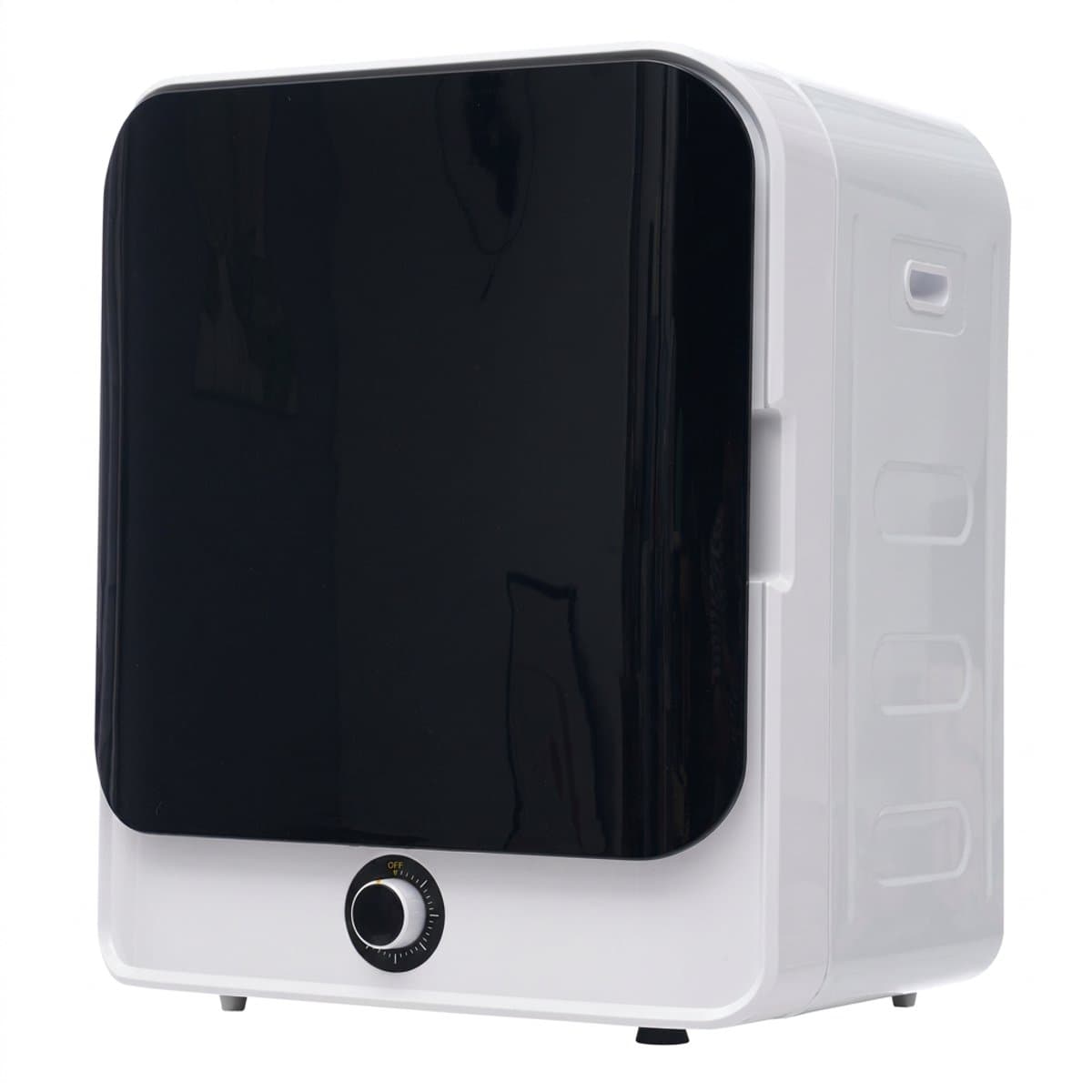 Mini Wasdroger - Afvoerdroger - Wanddroger - 830W - 5 Programma's - Compacte Droger - PTC Verwarming - 4,5kg - Oververhittingsbeveiliging - Kleine Ruimtes - 49,5x43,5x59,5cm - Zwart — afbeelding 1