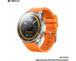 Remax WATCH32 - Smartwatch - GPS - Sport - Nauwkeurige positiebepaling - Oranje