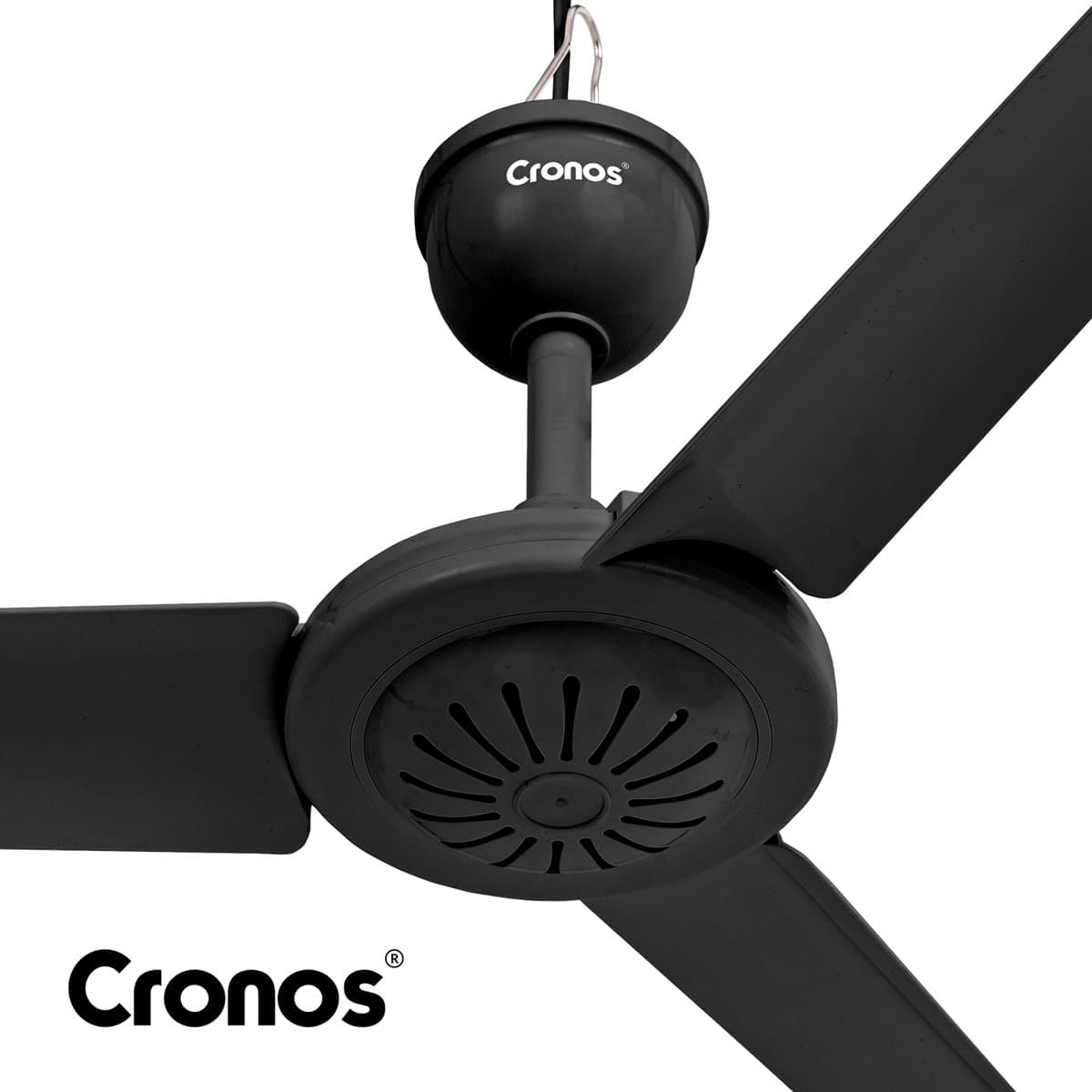 Cronos FC11-70 - Plafondventilator - Ø 70 cm - Met afstandsbediening - Zwart — afbeelding 1