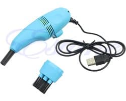 Mini Stofzuiger - Computer Reiniger - Toetsenbord Schoonmaken - USB Aangedreven - Handzaam Formaat - Hemelsblauw
