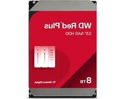 NAS Hard Drive - Interne Harde Schijf - Opslag Uitbreiden - Ontworpen voor 24/7 Gebruik - 8 TB - Rood