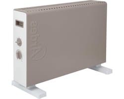 Convector Verwarming - Elektrische Kachel - Ruimte Verwarmen - Met Turbo Ventilator - 750-2000W - Grijs