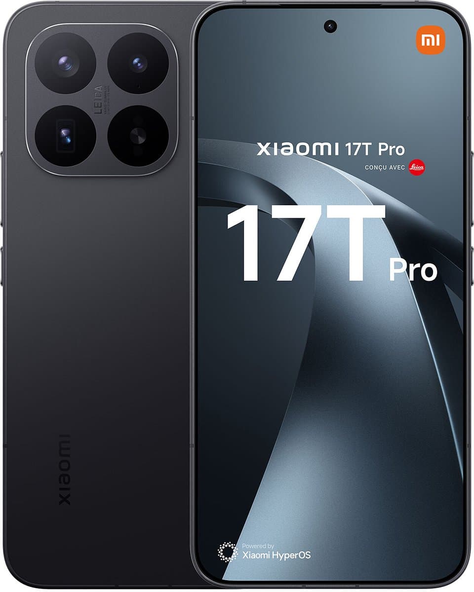 Xiaomi 17T Pro - 512GB - Zwart - 7000mAh & 100W Snellader — afbeelding 1