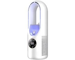 Draagbare airconditioner, ventilator zonder bladen en koelfunctie, mini-airconditioner, koele luchtverversing, USB-voeding, 6 instellingen voor luchtvochtigheid en ventilatorsnelheid, geschikt voor thuis/slaapkamer/kantoor