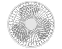 Campingventilator met verlichting, oplaadbare USB-bureauventilator, draagbare kleine ventilator voor in de tent