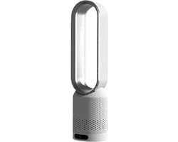Novendo Goods - Bladloze torenventilator met afstandsbediening - Stille ventilator met 8 standen en luchtcirculatie - 90° Oscillatie voor slaapkamer en kantoor