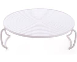 SnelShoppen - Magnetron Rek, Magnetron Plank Stoomrek met Handvat Multifunctioneel Rond Voedsel Stoomrek Verwarmingslaag Gelaagd Kook Bakrek