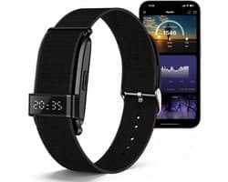 Activity Tracker - Smartwatch - Stappenteller Horloge - Bloeddrukmeter - Slaapmonitor - Hartslagmeter - APP - Heren - Dames - Geschikt voor iOS/Android - Zwart