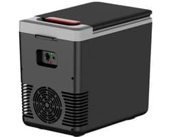Mini Koelbox 10L – Elektrische Koelbox en Warmhoudbox – 12V voor Auto & 220V voor Thuis – Draagbare Koelkast – Koelen en Verwarmen – Zwart