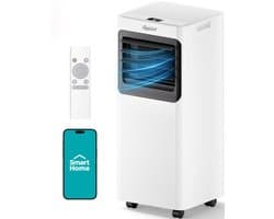 Mobiele Airco 10000 BTU – 3-in-1 Draagbare Airconditioner – WiFi – Ontvochtiger – Voor Grote Ruimtes