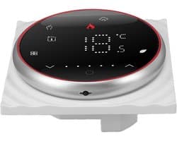 Slimme Thermostaat - Programmeerbare Thermostaat Waterverwarming - Energie Besparen - 7-Daagse Planning - AC95-240V - Zwart