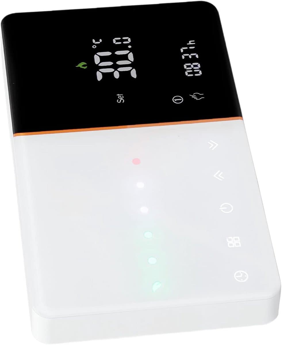 Slimme Thermostaat - Programmeerbaar Display - Energie Besparen - Automatische Monitoring - AC 95-240V - Wit — afbeelding 1