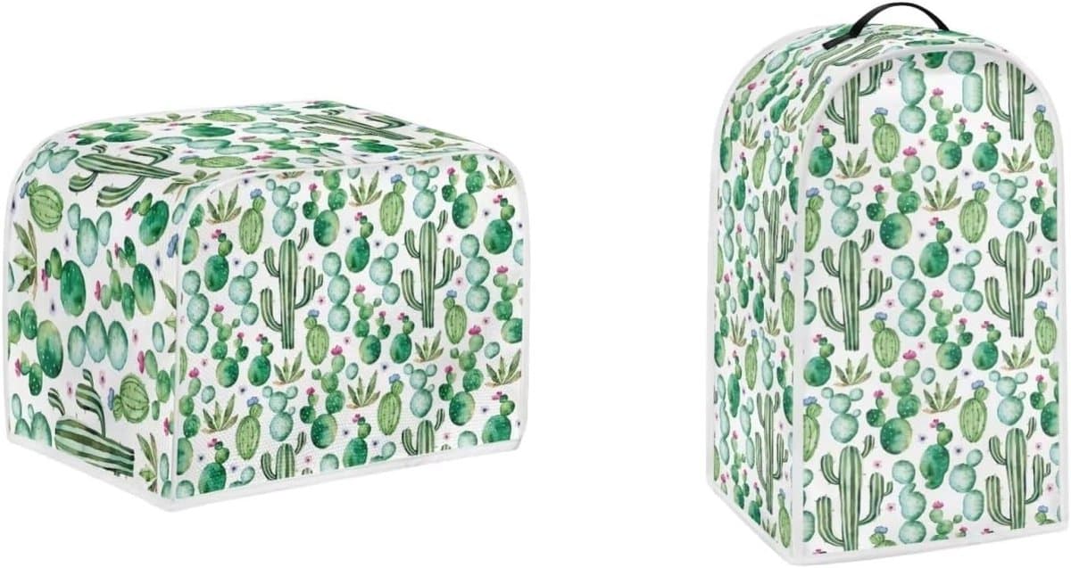 Keukenmachine Hoezen - Apparaatbeschermers - Keuken Organisatie - Uniek Grafisch Ontwerp - Meerdere Maten - Tropische Cactus — afbeelding 1