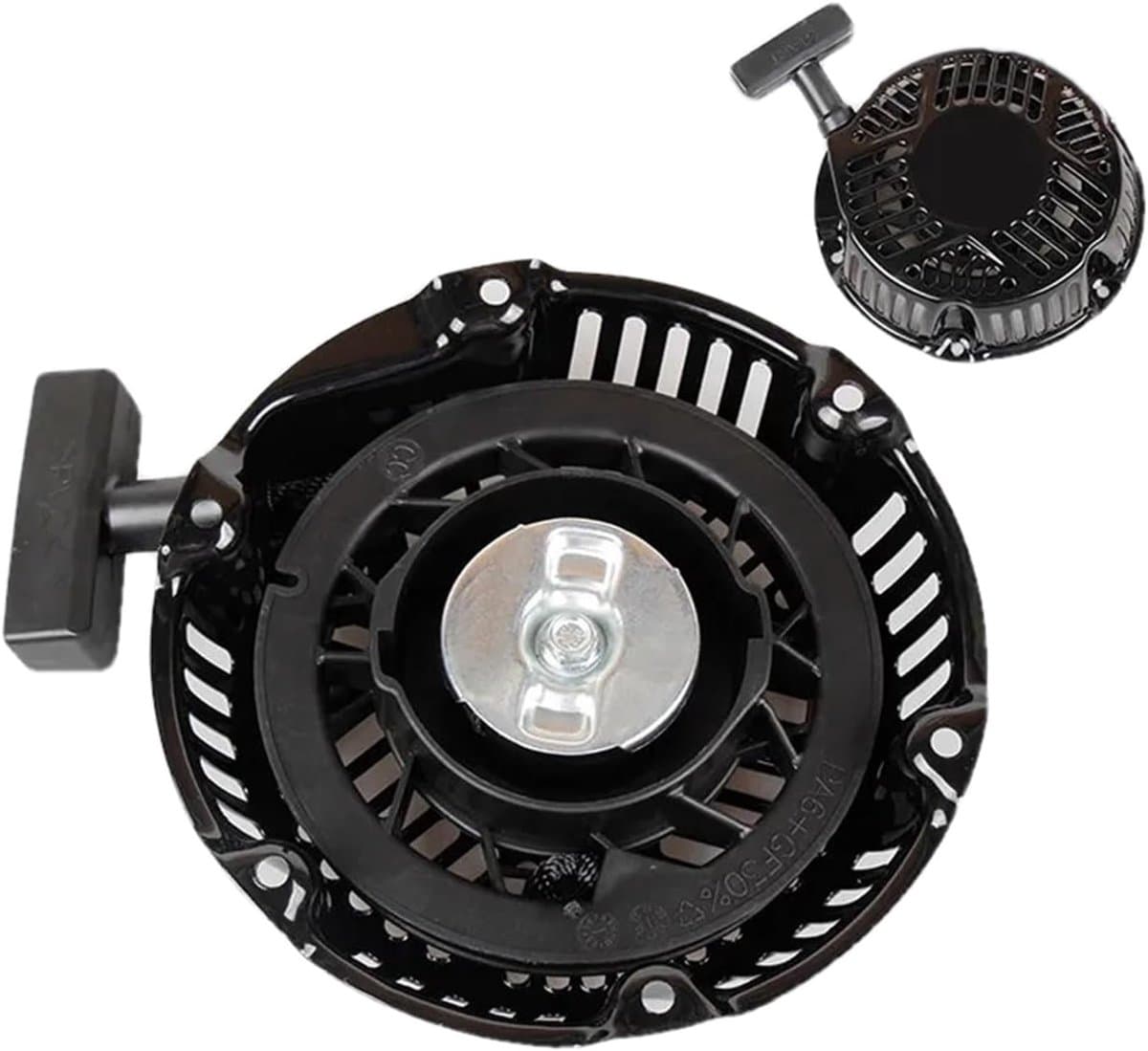 Terugslagtrekstarter - Starter koord - Grasmaaier starten - Duurzaam ABS kunststof - 163CC motor - Zwart — afbeelding 1