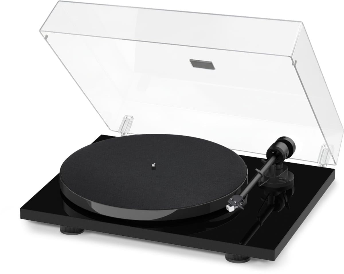 Pro-Ject E1 BT Bluetooth Platenspeler – met Phono Voorversterker – Handmatige Platenspeler – 33/45 RPM – LP Speler – AT3600L element – Zwart — afbeelding 1