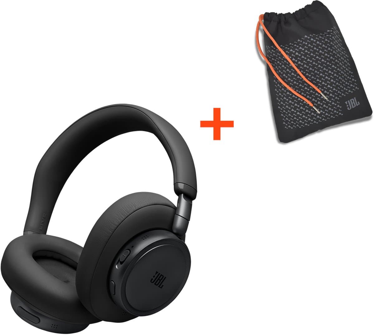 JBL Live 780NC met GRATIS JBL OPBERGZAKJE - NIEUW - Draadloze Noise Cancelling Koptelefoon - Bluetooth Over-Ear - 80 uur batterij - Hi-Res Audio - Multipoint - JBL Signature Sound - Zwart — afbeelding 1