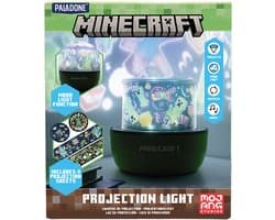 Minecraft Projection Light – Officieel Gelicentieerde Projectorlamp met 2 Scènes, Wand‑ & Plafonddecoratie- Paladone