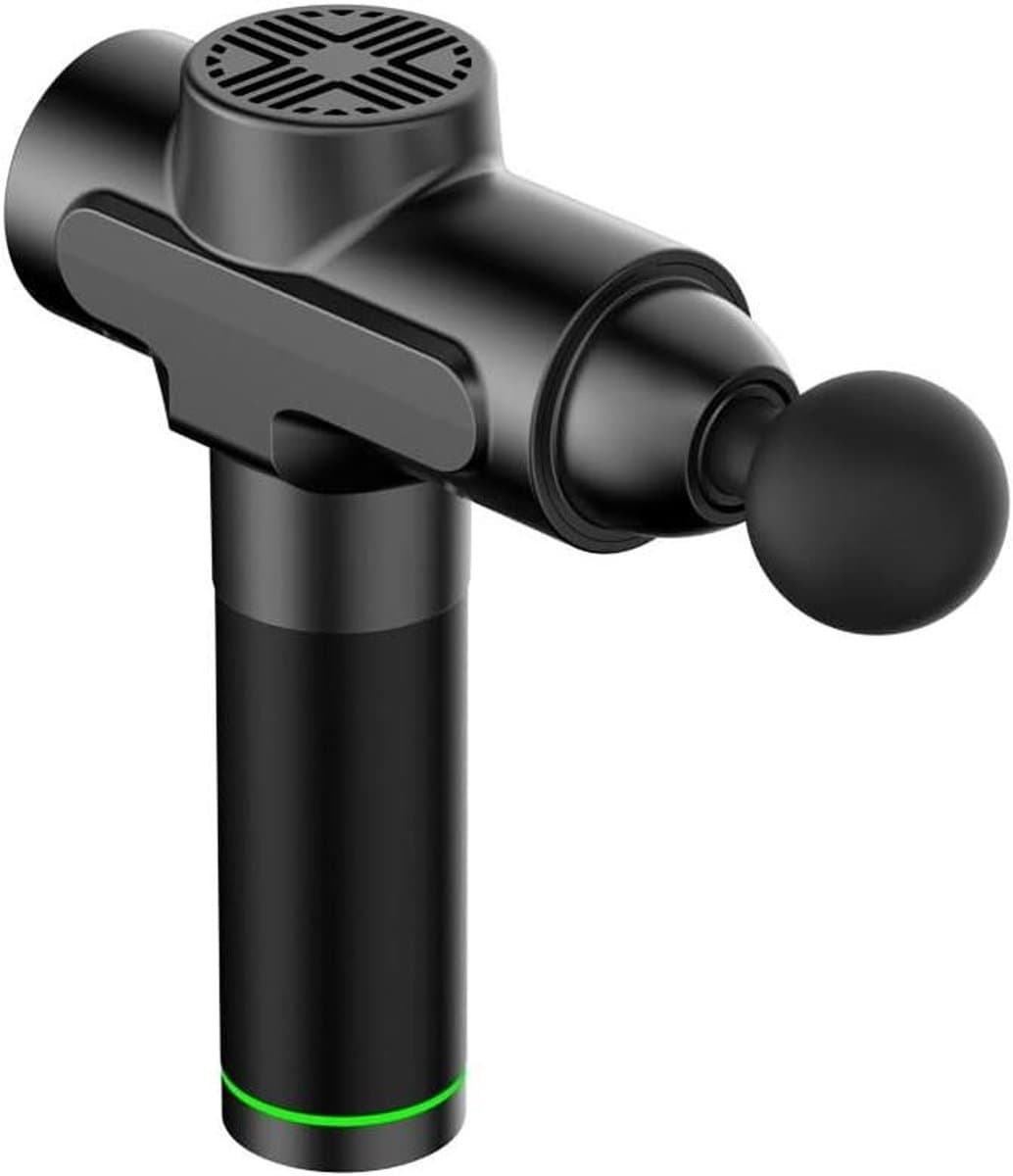 Massagers Massage Gun, Deep Tissue Muscle Massage Gun LCD Display, Portable Handheld Electric Percussion Sports Massager Gun with 6 Massage Heads, for Muscle Pain Relief — afbeelding 1