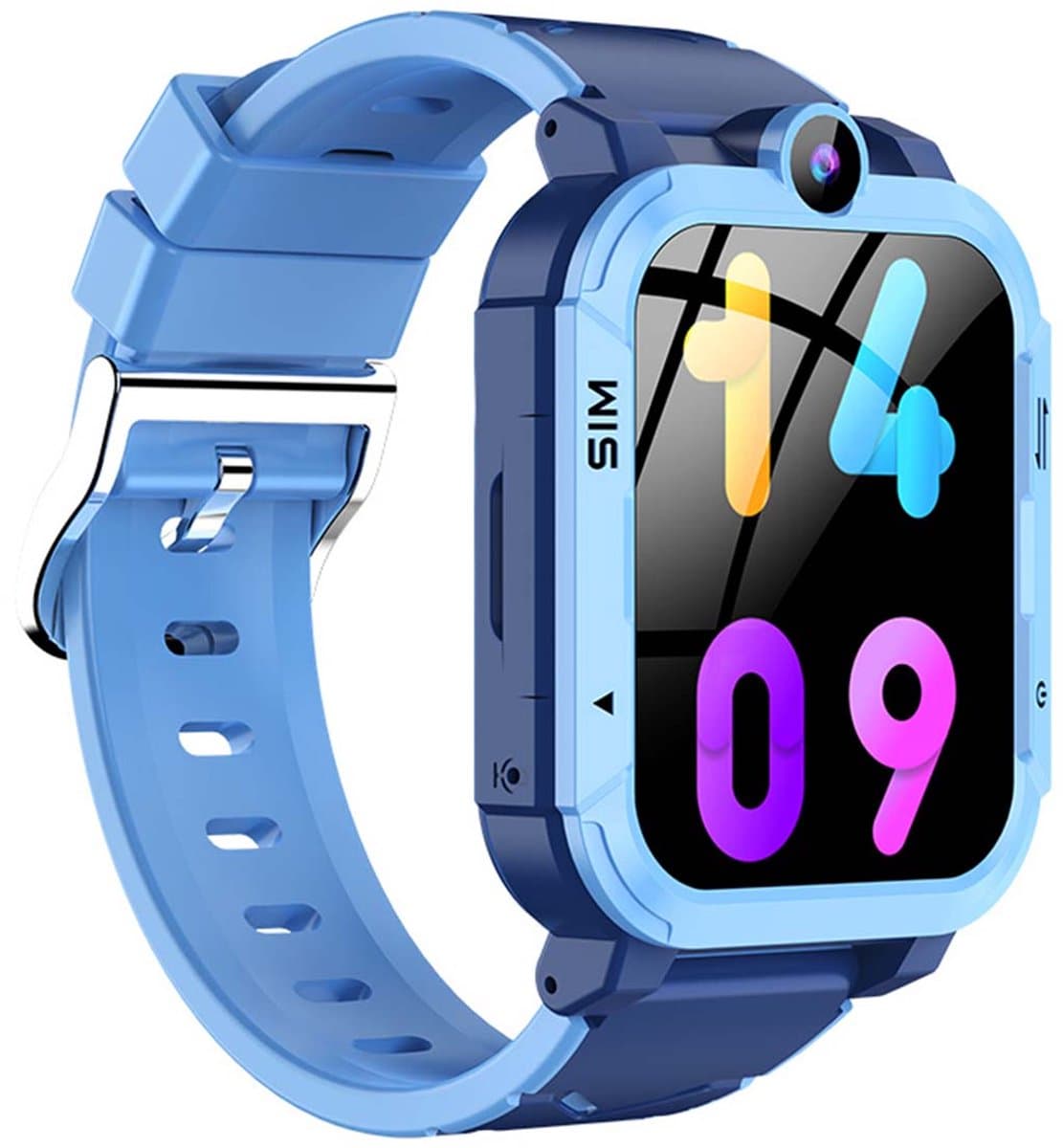 Blackview Z20 Smartwatch - Kids Smartwatch - 1,83" - 800 mAh - 8 MP camera - 4G Belfunctie - GPS - SOS-knop - Slaapmonitor - Stappenteller Horloge - Wekker - Blauw — afbeelding 1
