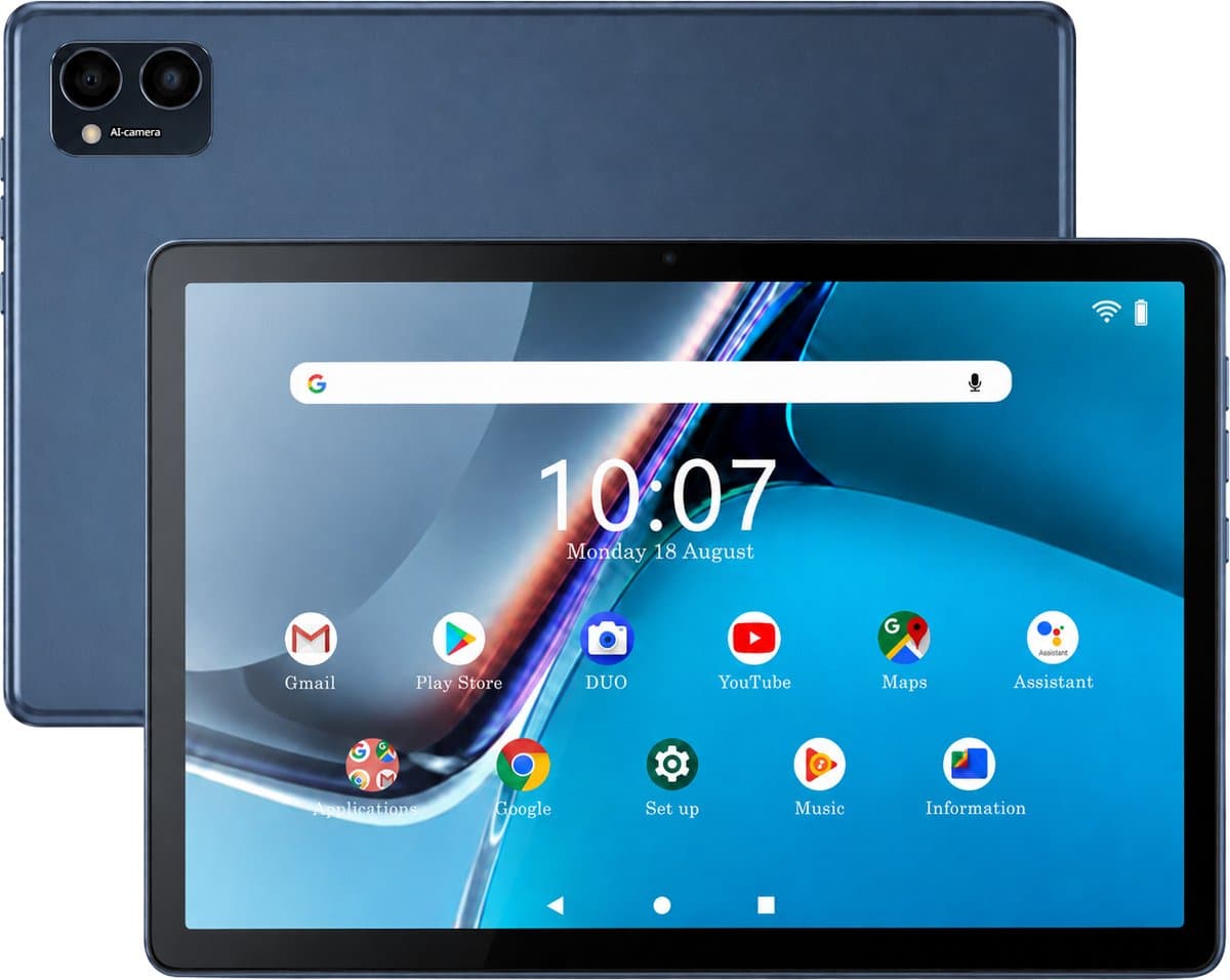 Elementkey Ai-SmartTab 10.1 Inch Android Tablet – 12GB RAM – 384GB Opslag – 4G LTE Dual SIM – Full HD IPS – 8000mAh — afbeelding 1