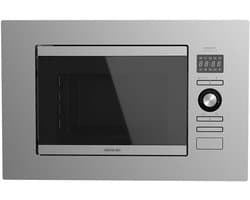 Inbouwmagnetron Digitaal - Keukenoven Compact - Snel Koken - 8 Voorgeprogrammeerde Menu's - 20 Liter Inhoud - Staal Groen