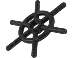 Glazen Spoeler - Beker Wasmachine - Snel Glazen Reinigen - Automatische Kraanring - 115 cm Lengte - Zwart