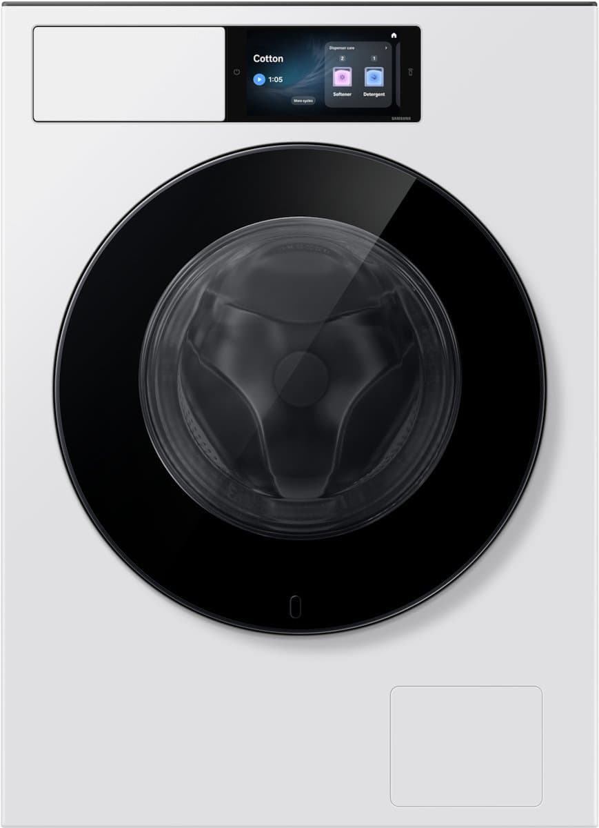 Samsung WF90H09C4WT2 - Wasmachine - AI wash - Auto dispense - 7"LCD-display - 5 jaar garantie — afbeelding 1