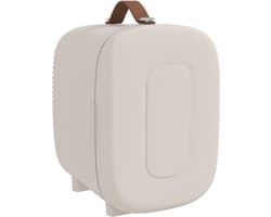 Mini Koelkast - Skincare Koelkast - Koelen - Verwarmen - 4 Liter - Slaapkamer En Cosmetica - 20,3x26,3x28 cm - Crèmewit