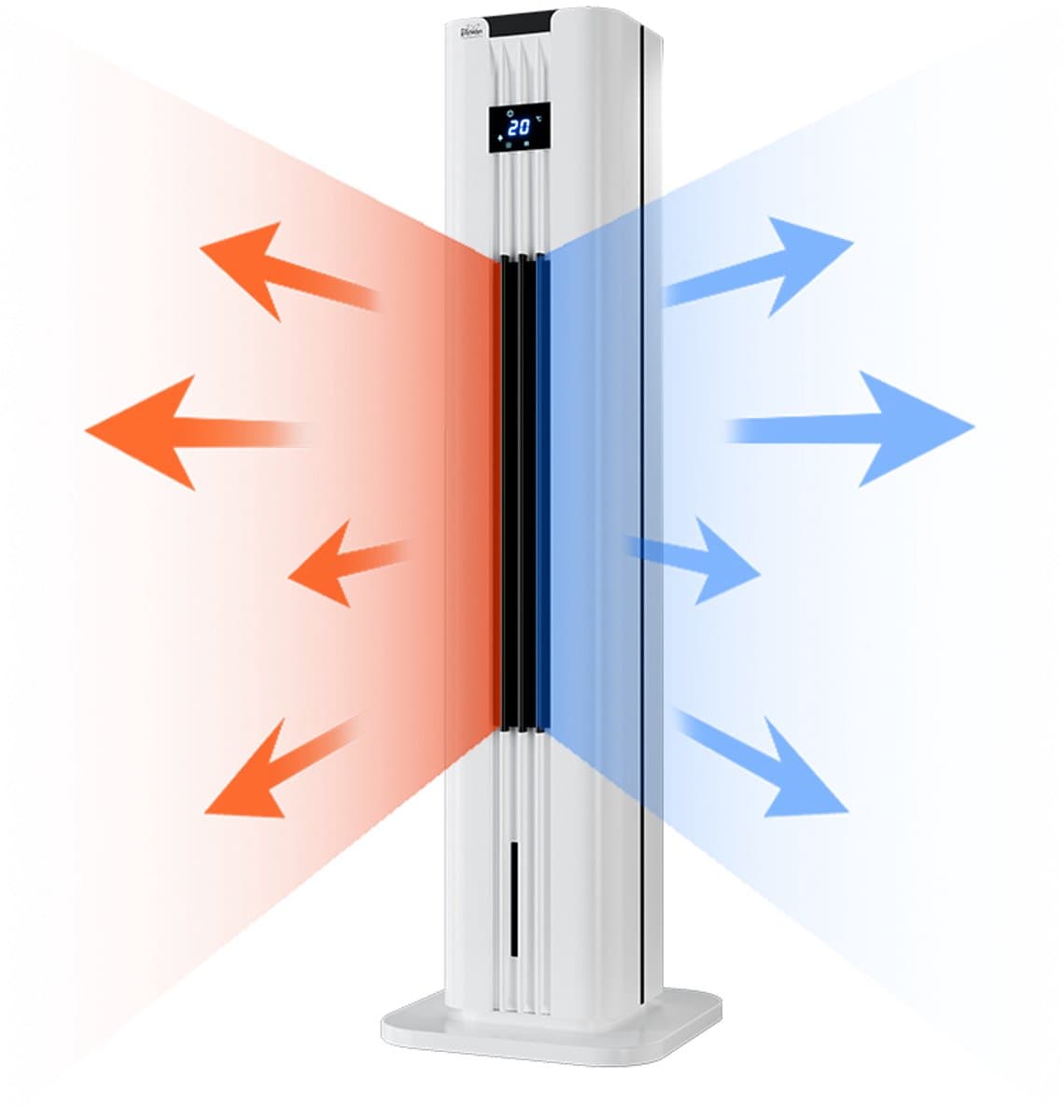 Progenion PR-51CWHH Ventilator Snelverwarmer of Koud - Met Koelelmenten of ijswater ijs of ijsblokjes. — afbeelding 1